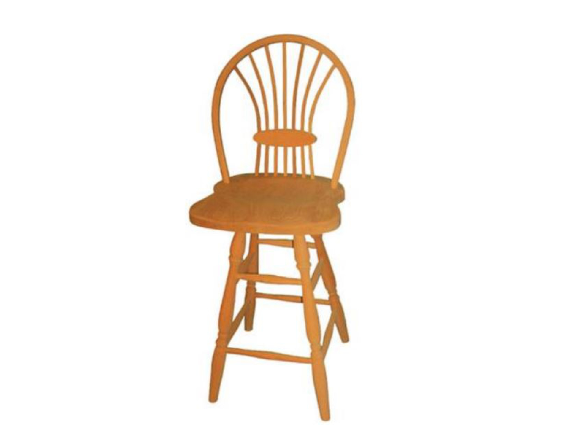 32. Windsor Wheat Sheaf Bar Chair