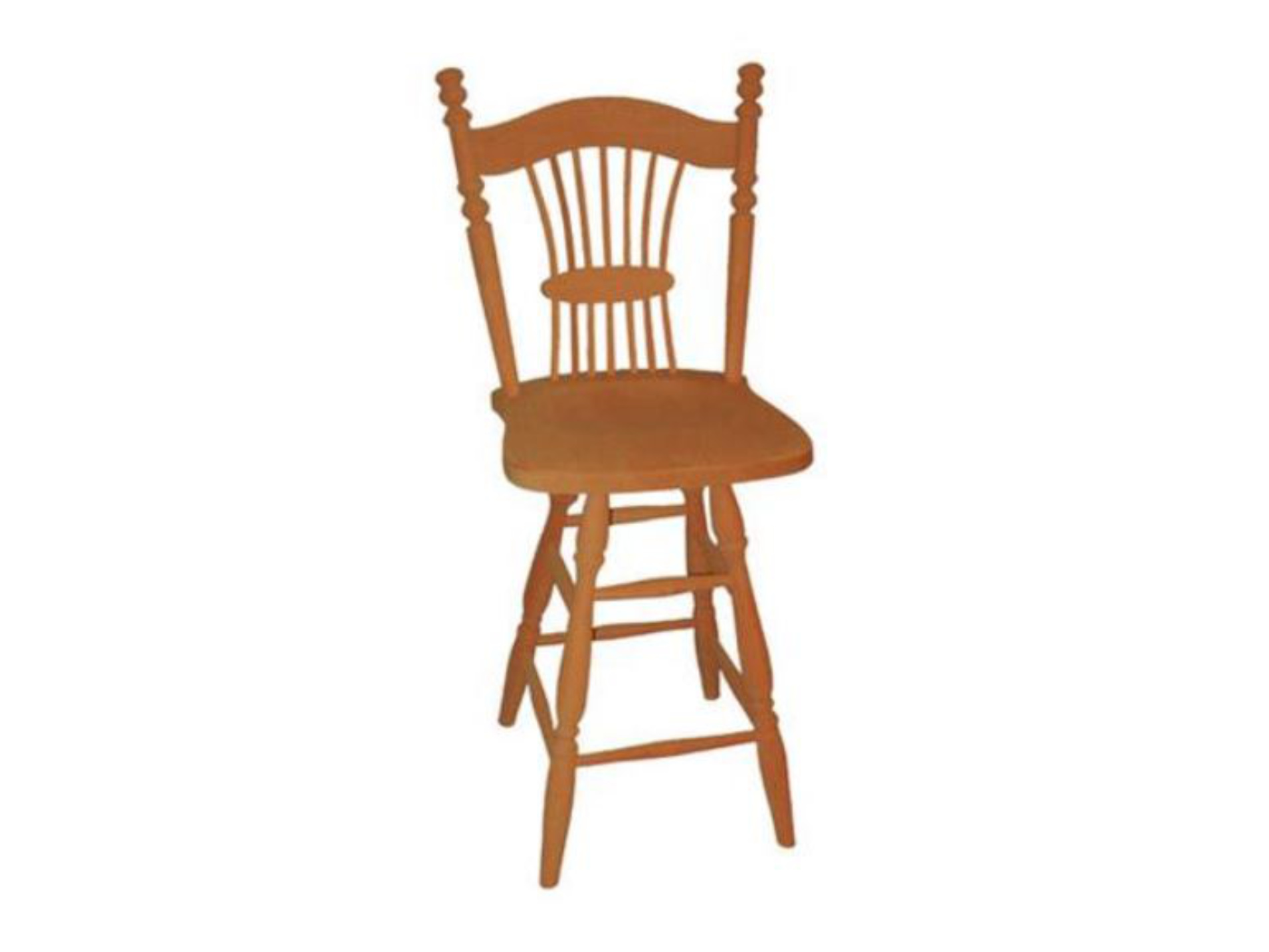 4. Colonial Wheat Sheaf Bar Chair